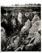 LD311 1937 Original Photo PROVIDENCE CAVES GRAND CANYON OF GEORGIA SOIL EROSION picture