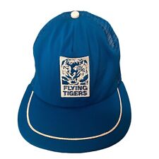 Vintage USAF Flying Tigers Baseball Hat Cap Mesh Snapback Blue picture