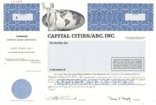 Capital Cities/ABC, Inc. - 1946 Specimen Stock Certificate - Specimen Stocks & B picture