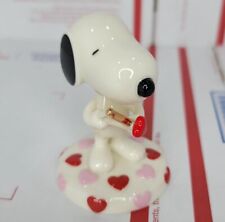 Lenox Peanuts Snoopy Be Mine Valentines Day Ceramic Figurine Retired No Box Rare picture