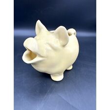 Pig Creamer Yellow Vintage Ceramic ADORABLE picture