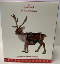 Hallmark 2017 'FATHER CHRISTMAS'S REINDEER' ORNAMENT - LIMITED EDITION NIB picture