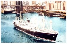 Fernfield (1948) General Cargo Ship Vintage Photo 4x6 IMO 5114105 New York City picture