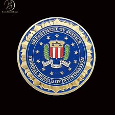Department of Justice DOJ Gold Federal Bureau of Investigation FBI Challenge Coi picture