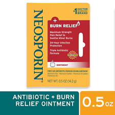 Neosporin Burn Relief & First-Aid Antibiotic Ointment,.5 oz picture