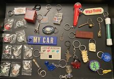 Vintage & Modern Mixed Lot 30 Keychain Collection VERY COOL picture