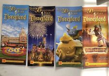 Bundle of 4 Anaheim 50th Anniversary Disneyland Park Guide Map Souvenir Brochure picture