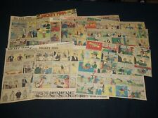 1930'S-1940'S MICKEY FINN COLOR COMIC STRIPS LOT OF 14 - NP 5336 picture