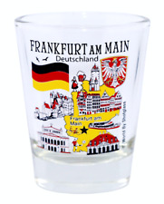 FRANKFURT AM MAIN GERMANY GREAT GERMAN CITIES COLLECTION SHOT GLASS SHOTGLASS picture