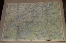Circa 1930s Tourist Map of Switzerland picture