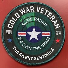 COLD WAR VETERAN USAF AC&W RADAR 3.5” PATCH picture