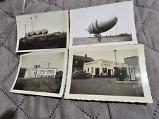 Vtg  1930s Tydol Gasoline Advertising Photos Lot Of 4 Trucks Stations Blimp picture