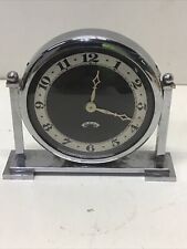 1930 Art Deco 8 Days Table Clock The Lux Clock Mfg. Co. Waterbury Conn. Working picture
