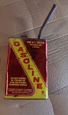 Vintage Metal One Gallon Gas Fuel Can picture