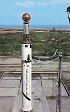 NASA Cape Canaveral FL Thor Delta Star Missile Rocket Launch Vtg Postcard D55 picture