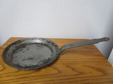 Vintage 8 3/4 Inch Steel Frying Pan Made In France No. 66 Two Rivets picture
