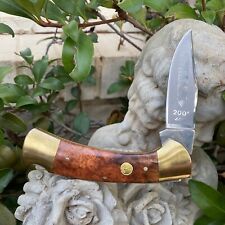 Boker 2001AM Scout Amboyna Burl-handle Knife picture