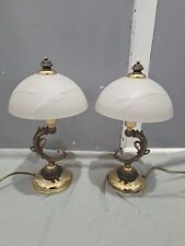 Bronceart Torrent Art Nouveau Style Vintage Table Lamps from Spain 1980s Pair picture