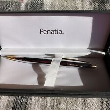 Cross Penatia Lexington Chrome and Gold Mechanical Pencil with Box ~ .9 Lead picture