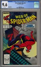 WEB OF SPIDER-MAN #49 - CGC 9.6 - COCAINE DEALERS - CORNER BUSINESS picture