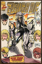 Brigade #1 By Liefeld 1st App Genocide w/Cards Gold Variant B Image NM/M 1992 picture