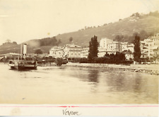 Switzerland, General view of a city to identify, ca.1895, Vintage albumen pr picture
