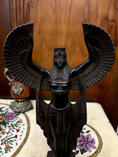 Winged Isis Statue from Egyptian Stone , Egyptian Goddess Statue picture