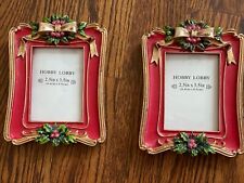 New 2 Hobby Lobby 2.5in x 3.5in christmas frames picture