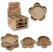 RAW Rolling Papers 2 PIECE USA HEMP PLASTIC FINE GRIND GRINDER - Limited Edition picture