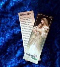 Holy Card Prayer Card Mary Jesus Lamb Blessed Virgin Mary Bookmark Memorare Nice picture