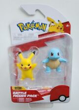 Pokemon Battle Figure Pack PIKACHU & SQUIRTLE Figures Jazwares NEW picture