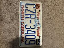 1990 North Carolina License Plate CZR 3409 picture