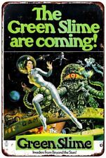 1968 THE GREEN SLIME horror movie Reproduction metal sign wall art picture