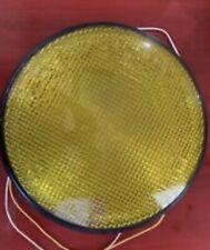NEW Qty Of (4) 12”Dialight GE YELLOW LED Traffic Light Signal Lens 120v 433-3230 picture