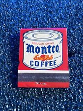 Vintage Matchbook MONTCO EXTRA RICH COFFEE Full Matchbook picture