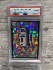 2022 Topps Star Wars Galaxy Chrome R2-D2 Atomic Refractor /150 PSA 10 GEM MINT picture