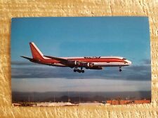Connie Kalitta Services Airline,McDonnell Douglas DC8-51F.VTG UNUSED POSTCARD*P6 picture