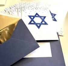 C.R. Gibson Happy Hanukkah Glitter & Metallic Gold 15-Cards & Envelopes picture