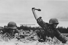 German Troops throwing Stick Grenade in Russia 13