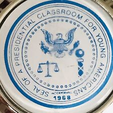 1968 Presidential Seal Classroom For Young Americans 2” Marble-Lyndon B. Johnson picture