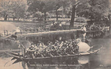 UPICK POSTCARD Swan Boats Public Gardens BOSTON Massachusetts c1910 Unposted picture