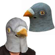 Halloween Pigeon-Bird Head Mask Latex Animal Cosplay Party Costume Adult Size picture