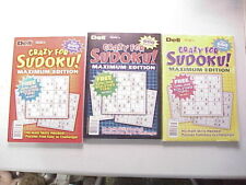 DELL CRAZY FOR SUDOKU Maximum Edition volume 23, 24, and 25 new 2012 picture