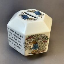 Octagonal Easter Bunny Money bank Peter Rabbit by Wedgwood picture