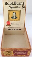 Nice Condition. c1950s Vintage Robt. Burns Cigarillos Box. picture