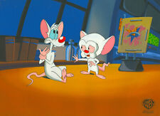 Animaniacs-Pinky + Brain-Original Production Cel-It's Only A Paper World picture