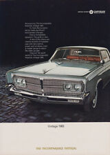 Vintage 1965 - Significant evolutionary changes Imperial by Chrysler ad 1965 NY picture