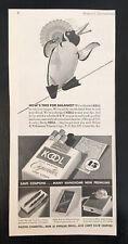 1936 Kool Cigarettes Vintage Print Ad Tightrope Penguin How's This For Balance picture