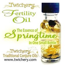 FERTILITY CONJURE OIL, Hoodoo, Childbirth, Pregnancy, Voodoo, FROM TWICHERY picture