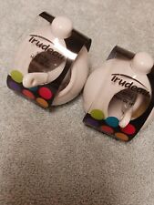Ceramic Salt Pigs With Spoons. Lot Of 2. New Trudeau  picture